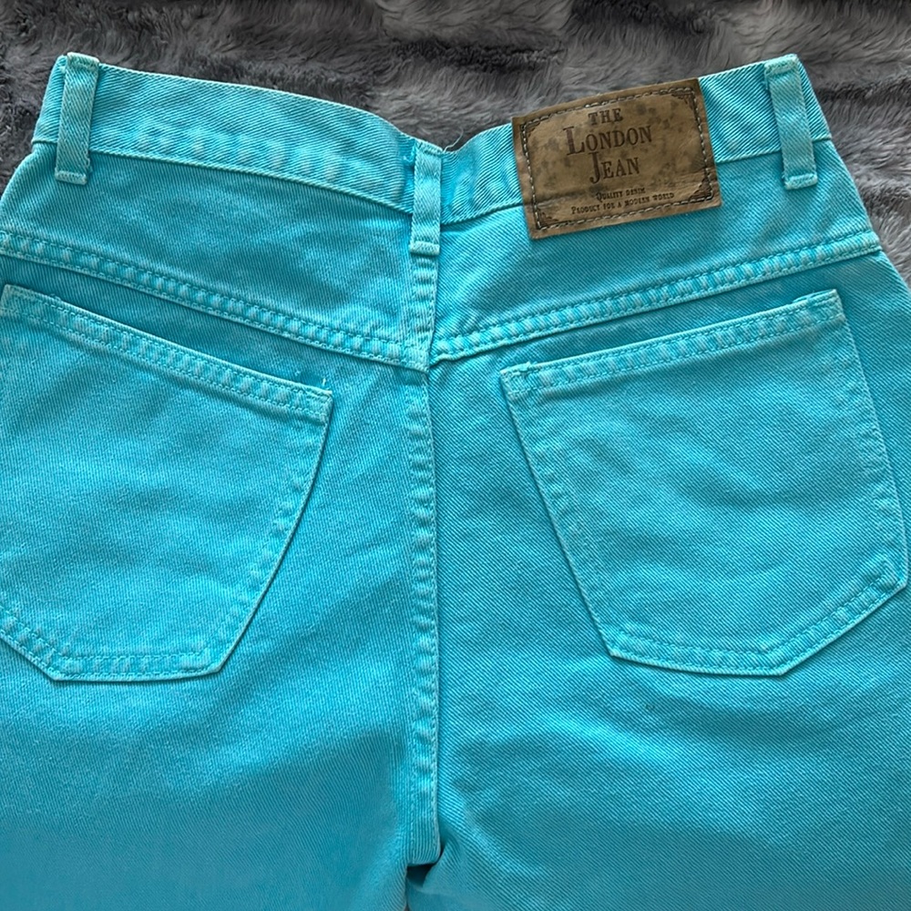Ladies aqua blue jeans from Moda Int’l